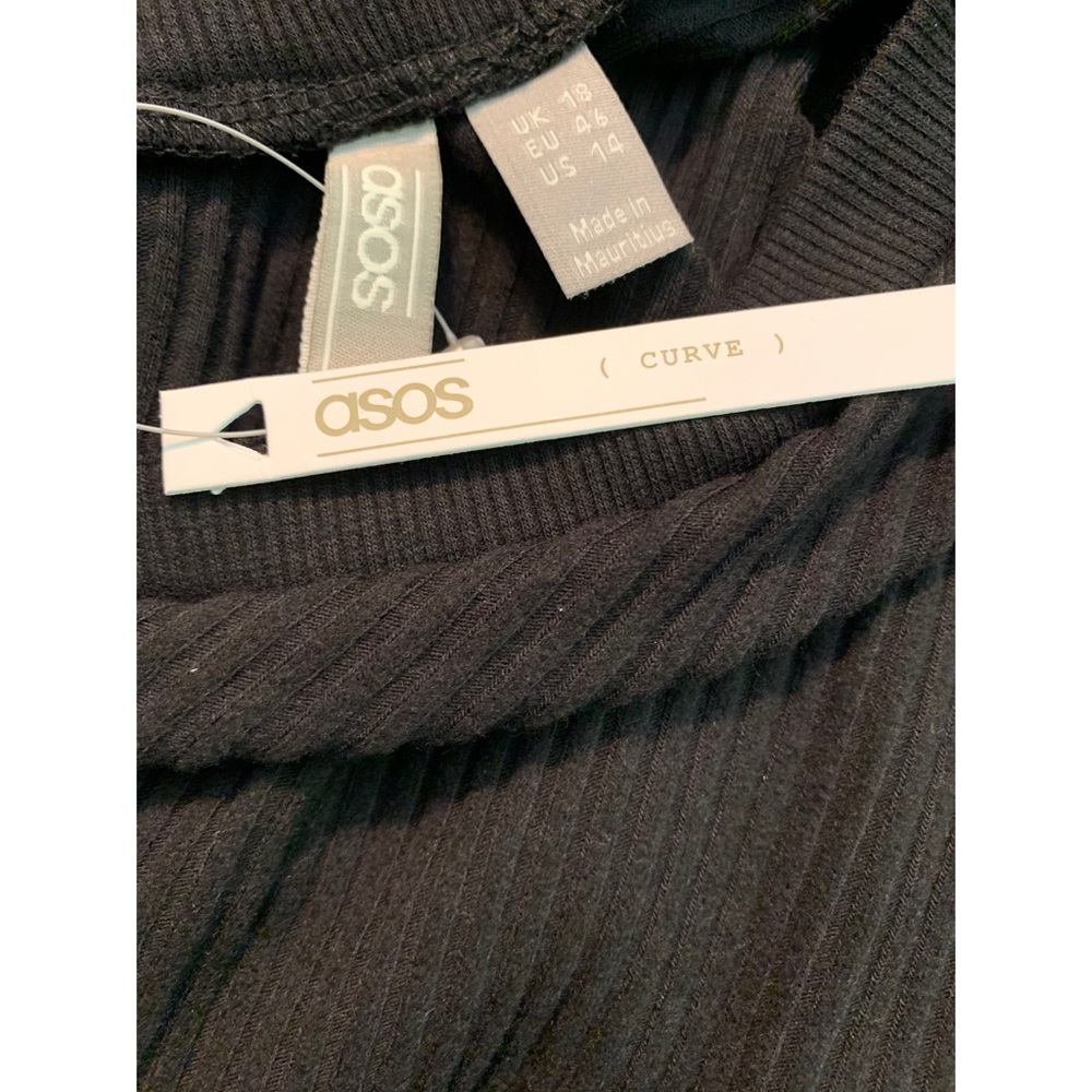 ASOS Curve Ribbed Dress - Picture 2 of 2
